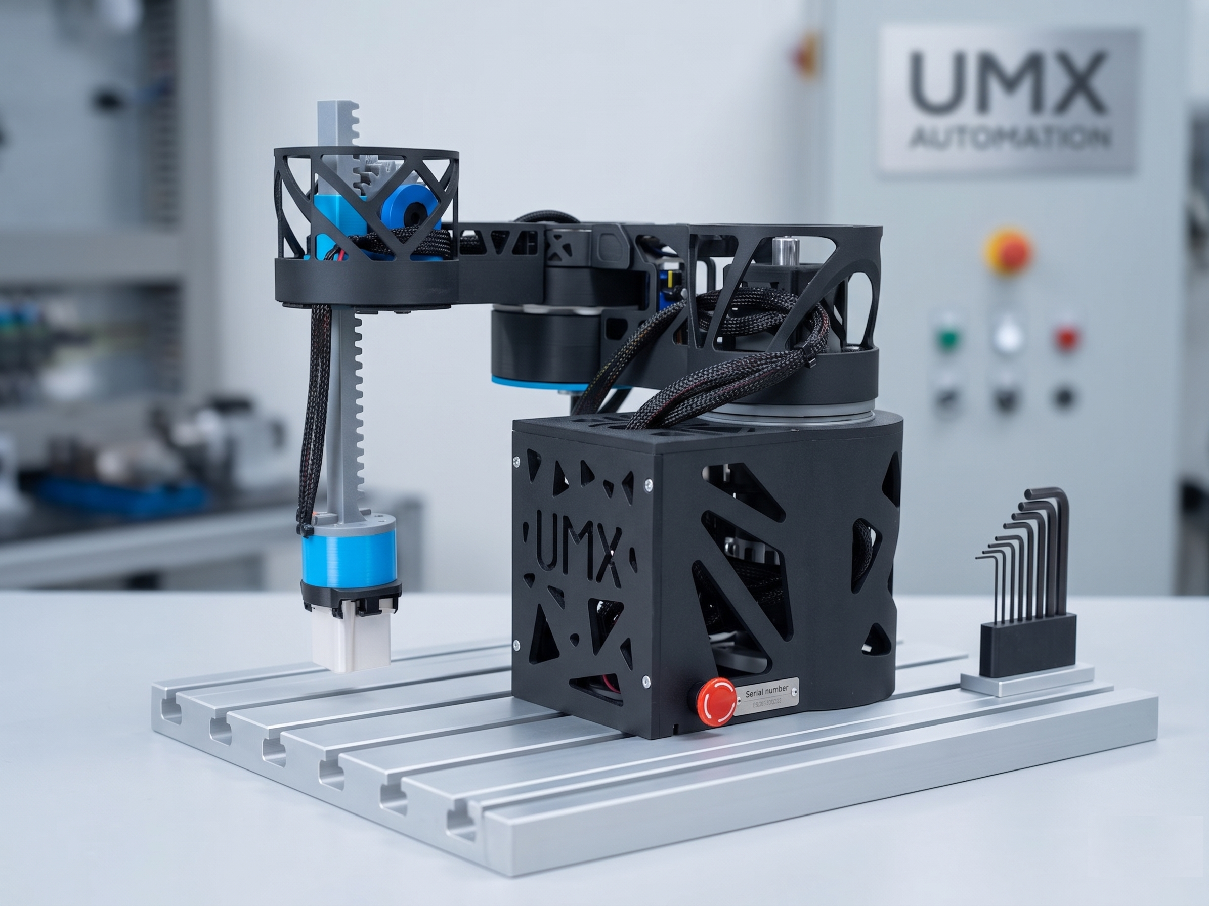 SCARA × PLC robotic arm